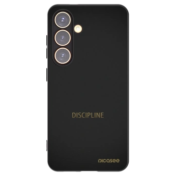 Picasee Μαύρη θήκη σιλικόνης για Samsung Galaxy S24 S921B 5G - Discipline