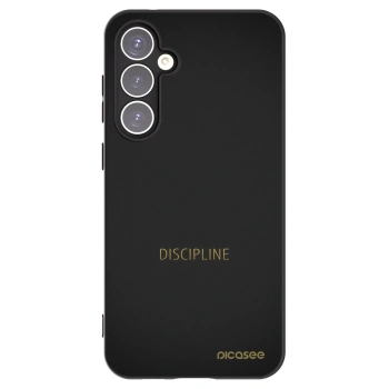 Picasee Μαύρη θήκη σιλικόνης για Samsung Galaxy S23 FE S711B - Discipline
