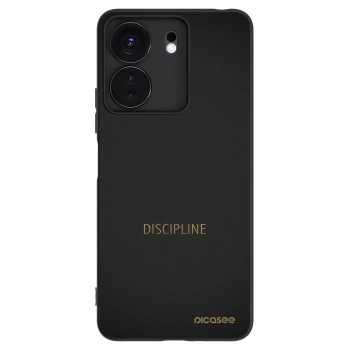 Picasee Μαύρη θήκη σιλικόνης για Xiaomi Redmi 13C 4G - Discipline
