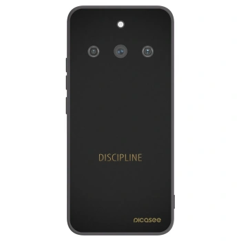 Picasee Μαύρη θήκη σιλικόνης για Realme 11 Pro+ - Discipline