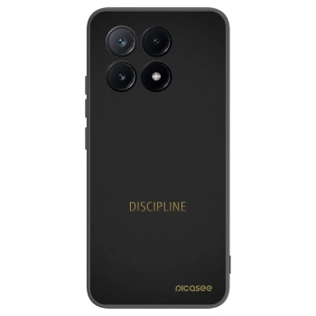 Picasee Μαύρη θήκη σιλικόνης για Xiaomi Poco X6 Pro - Discipline