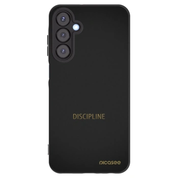 Picasee Μαύρη θήκη σιλικόνης για Samsung Galaxy A25 A256B 5G - Discipline