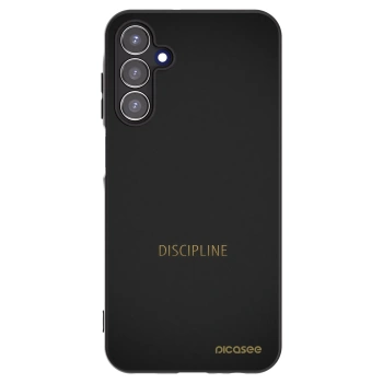 Picasee Μαύρη θήκη σιλικόνης για Samsung Galaxy A15 A155F 4G - Discipline