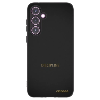 Picasee Μαύρη θήκη σιλικόνης για Samsung Galaxy A35 5G A356B - Discipline