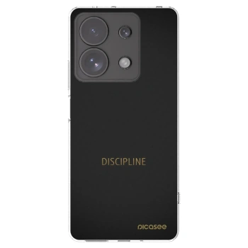 Picasee διαφανής θήκη σιλικόνης Xiaomi Redmi Note 13 Pro 4G - Discipline