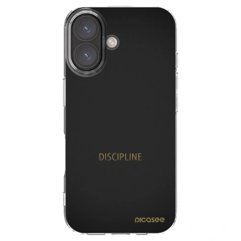 Picasee διαφανής θήκη σιλικόνης Apple iPhone 16 - Discipline