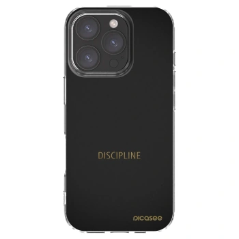Picasee διαφανής θήκη σιλικόνης Apple iPhone 16 Pro - Discipline