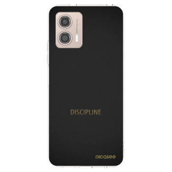 Picasee διαφανής θήκη σιλικόνης Motorola Moto G53 5G - Discipline