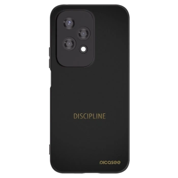 Picasee Μαύρη θήκη σιλικόνης για Honor 200 Lite - Discipline