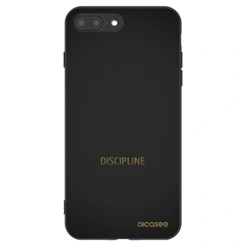 Picasee Μαύρη θήκη σιλικόνης για Apple iPhone 7 Plus - Discipline