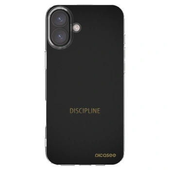 Picasee διαφανής θήκη σιλικόνης Apple iPhone 16 Plus - Discipline