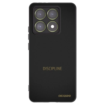 Picasee Μαύρη θήκη σιλικόνης για Xiaomi 14T - Discipline