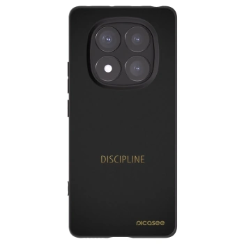 Picasee Μαύρη θήκη σιλικόνης για Xiaomi Redmi Note 14 Pro+ 5G - Discipline