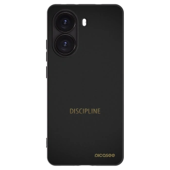 Picasee Μαύρη θήκη σιλικόνης για Xiaomi Poco X7 Pro 5G - Discipline