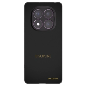 Picasee Μαύρη θήκη σιλικόνης για Xiaomi Redmi Note 14 Pro 4G - Discipline