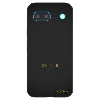 Picasee Μαύρη θήκη σιλικόνης για Google Pixel 8a - Discipline