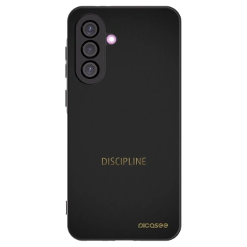 Picasee Μαύρη θήκη σιλικόνης για Samsung Galaxy A36 5G - Discipline
