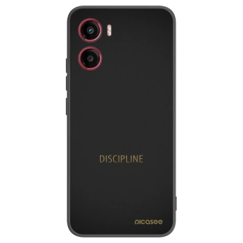 Picasee Μαύρη θήκη σιλικόνης για Motorola Moto G05 - Discipline