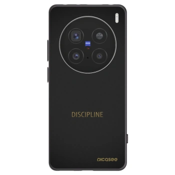 Picasee Μαύρη θήκη σιλικόνης για Vivo X200 Pro - Discipline