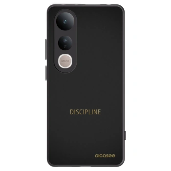 Picasee Μαύρη θήκη σιλικόνης για Vivo V50 Lite 5G - Discipline