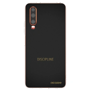 Picasee διαφανής θήκη σιλικόνης Huawei P30 - Discipline