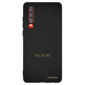 Picasee Μαύρη θήκη σιλικόνης για Huawei P30 - Discipline