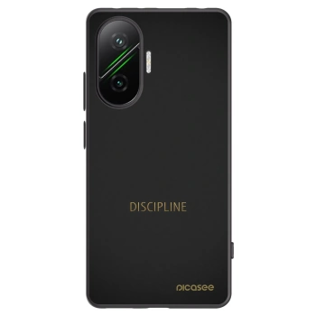 Picasee Μαύρη θήκη σιλικόνης για Xiaomi Poco F7 5G - Discipline