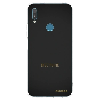 Picasee διαφανής θήκη σιλικόνης Huawei Y6 2019 - Discipline