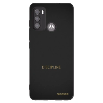 Picasee Μαύρη θήκη σιλικόνης για Motorola Edge 60 5G - Discipline