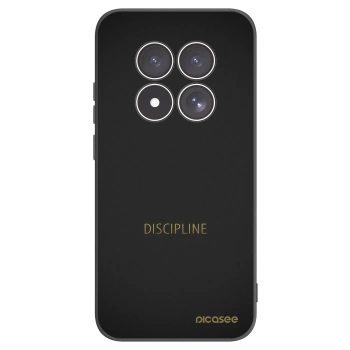 Picasee Μαύρη θήκη σιλικόνης για Xiaomi Redmi Note 15 Pro 4G - Discipline