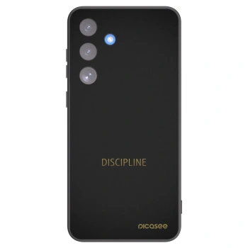 Picasee Μαύρη θήκη σιλικόνης για Samsung Galaxy S25 FE 5G - Discipline