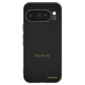 Picasee Μαύρη θήκη σιλικόνης για Google Pixel 10 Pro - Discipline