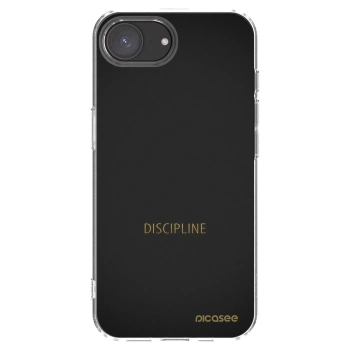 Picasee διαφανής θήκη σιλικόνης Apple iPhone 17e - Discipline