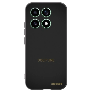 Picasee Μαύρη θήκη σιλικόνης για Xiaomi 17 - Discipline