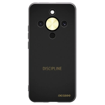 Picasee Μαύρη θήκη σιλικόνης για Honor Magic8 Lite 5G - Discipline