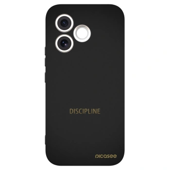 Picasee Μαύρη θήκη σιλικόνης για Honor 600 Lite - Discipline