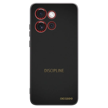 Picasee Μαύρη θήκη σιλικόνης για Motorola Edge 60 Neo 5G - Discipline