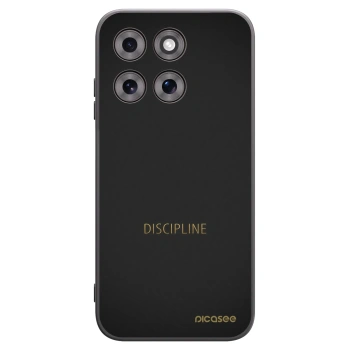 Picasee Μαύρη θήκη σιλικόνης για Motorola Moto G77 - Discipline