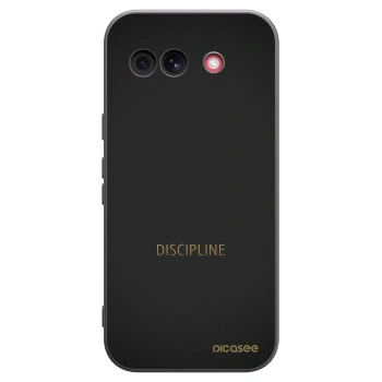 Picasee Μαύρη θήκη σιλικόνης για Google Pixel 10a - Discipline