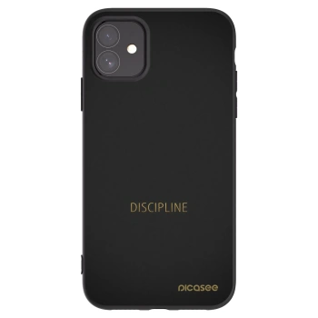Picasee Μαύρη θήκη σιλικόνης για Apple iPhone 11 - Discipline