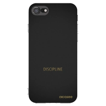 Picasee διαφανής θήκη σιλικόνης Apple iPhone 8 - Discipline
