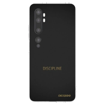 Picasee διαφανής θήκη σιλικόνης Xiaomi Mi Note 10 (Pro) - Discipline