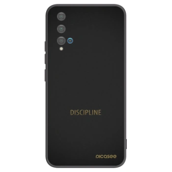 Picasee Μαύρη θήκη σιλικόνης για Huawei Nova 5T - Discipline