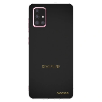 Picasee διαφανής θήκη σιλικόνης Samsung Galaxy A71 A715F - Discipline
