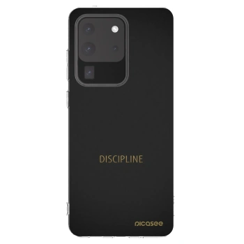 Picasee διαφανής θήκη σιλικόνης Samsung Galaxy S20 Ultra 5G G988F - Discipline