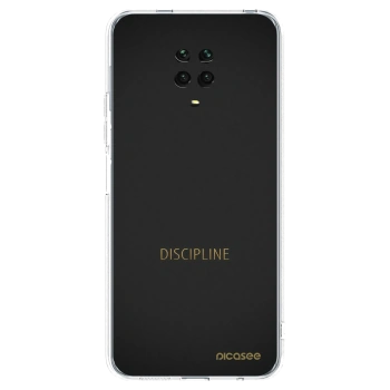 Picasee διαφανής θήκη σιλικόνης Xiaomi Redmi Note 9 Pro - Discipline