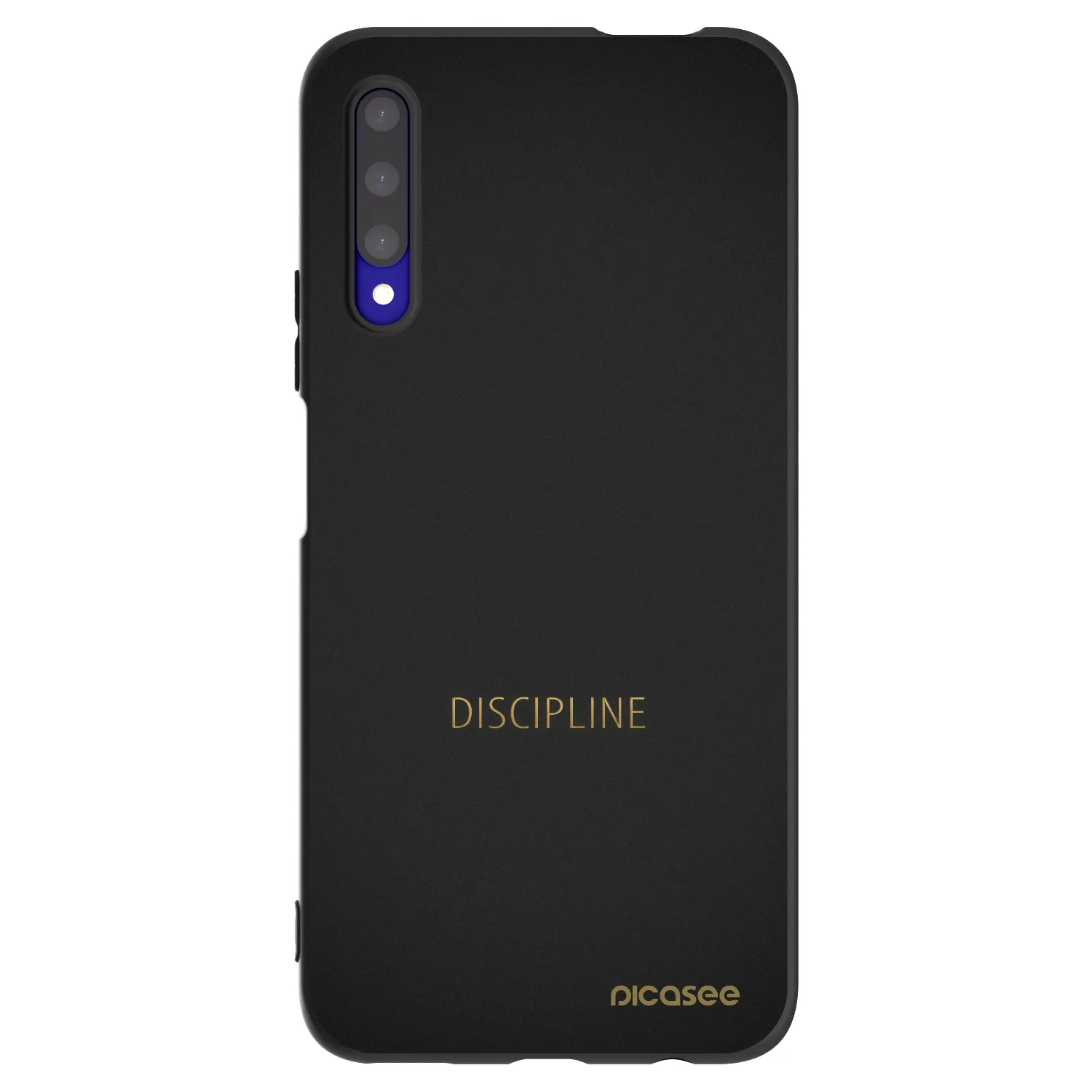 Picasee Μαύρη θήκη σιλικόνης για Honor 9X Pro - Discipline