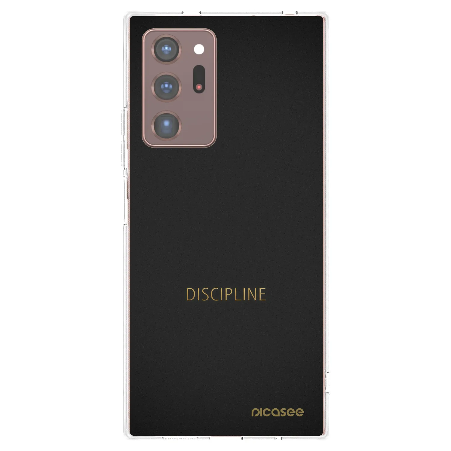 Picasee διαφανής θήκη σιλικόνης Samsung Galaxy Note 20 Ultra - Discipline