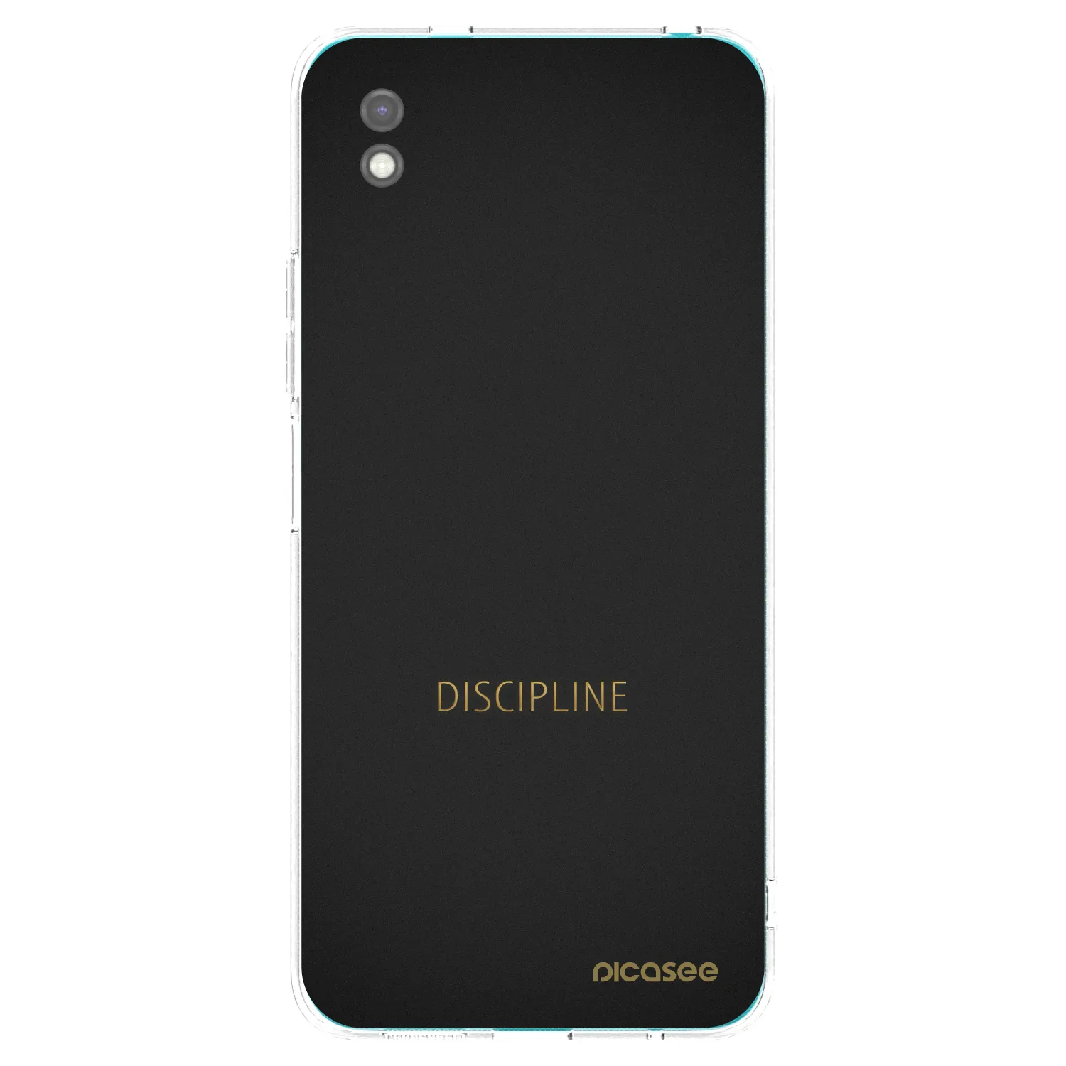 Picasee Μαύρη θήκη σιλικόνης για Xiaomi Redmi 9A - Discipline