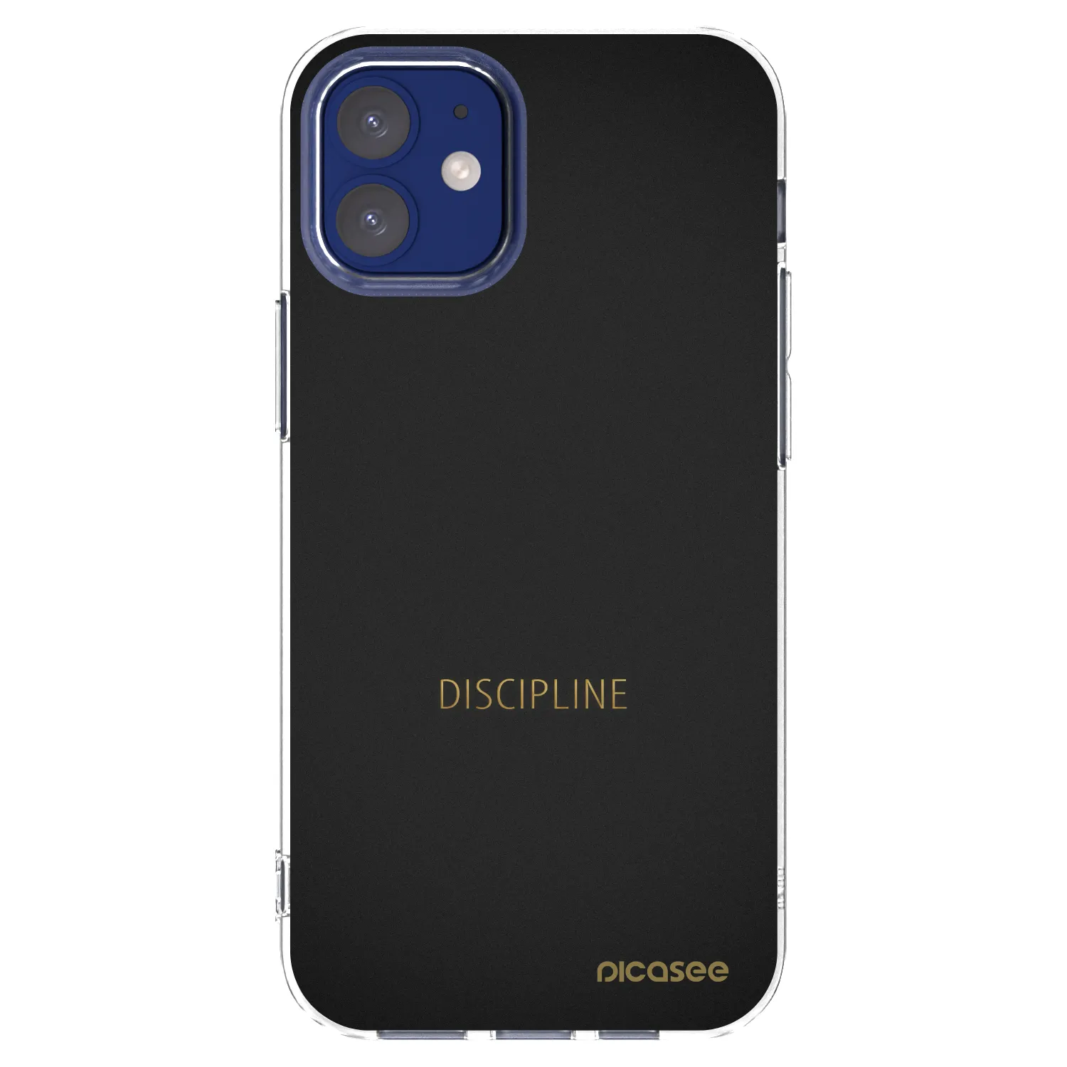 Picasee διαφανής θήκη σιλικόνης Apple iPhone 12 mini - Discipline